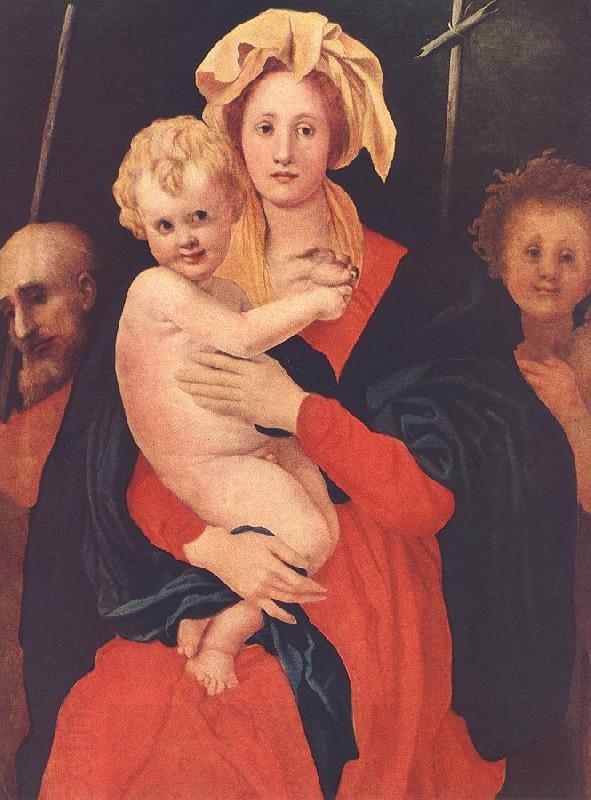 Pontormo, Jacopo Madonna and Child with St. Joseph and Saint John the Baptist oil painting picture